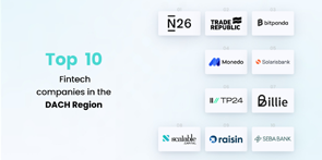 Top 10 Fintech companies in the DACH Region